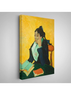 Vincent Van Gogh - Kitaplarla Madame Ginoux TABLOSU-7448