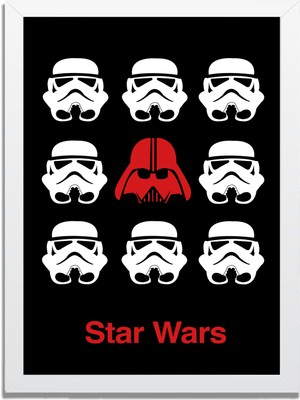 Dizi- Film Karakter ve Afişleri Mdf Plastik Çerçeveli Dekoratif Tablo 01