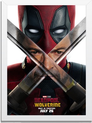 Dizi- Film Karakter ve Afişleri Mdf Plastik Çerçeveli Dekoratif Tablo 01