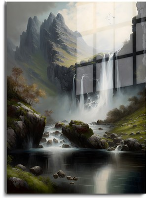 Marsilyan Doğa, Manzara 3D Dekoratif Bask  Cam Tablo 31