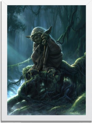 Dizi- Film Karakter ve Afişleri Mdf Plastik Çerçeveli Dekoratif Tablo 01