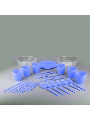 Ozcmax Piknik Seti 6 Kişilik Çantalı 32 Parça