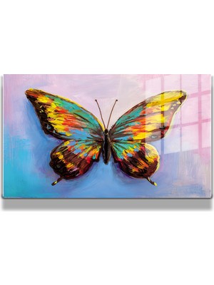 Marsilyan Eğlenceli Hayvanlar, Yapay Zeka Destekli, 3D Dekoratif Baskı Yatay Cam Tablo 586