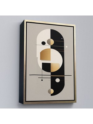 Marsilyan Çerçeveli Dekoratif Soyut TABLO-8012