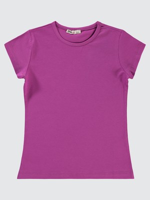 Civil Girls Kız Çocuk Tişört 6-9 Yaş Hiper Mor