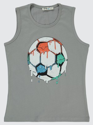 Civil Boys Erkek Çocuk Tişört 6-9 Yaş Gri