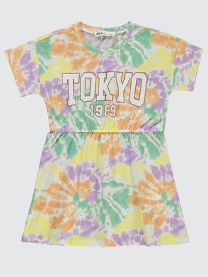 Civil Girls Civil Grils Kız Çocuk Elbise 2-5 Yaş Lila