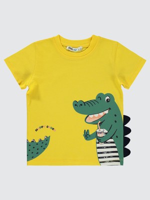 Civil Boys Erkek Çocuk Tişört 2-5 Yaş Sarı