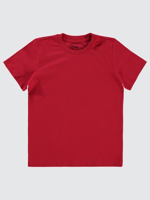 Civil Boys Erkek Çocuk Tişört 10-13 Yaş Kırmızı