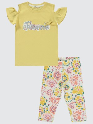 Civil Girls Kız Çocuk Takım 6-9 Yaş Hardal