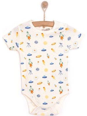 Hellobaby Uzay Desenli Kısakol Body