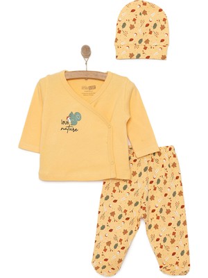 Hellobaby Kız Zıbın-Şapka-Patikli Alt Kız Bebek