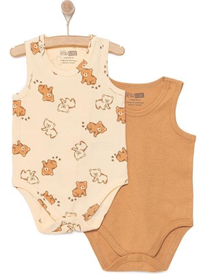 HelloBaby Ayı Desen 2'li Atlet Body