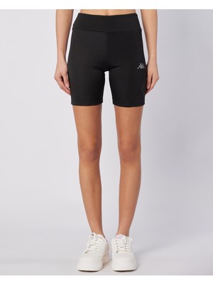 Gale Biker Kadın Siyah Skin Fit Biker Tayt