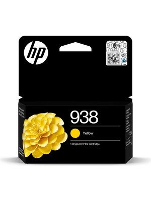 Hp 938 Sarı Orijinal Mürekkep 4S6X7PE