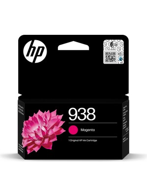 Hp 938 Macenta Orijinal Mürekkep Kartuş 4S6X6PE