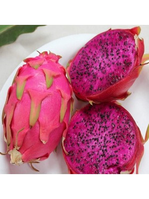 Doğal Içi Kırmızı Ejder Meyvesi(Pitaya) Tohumu (100 Tohum)