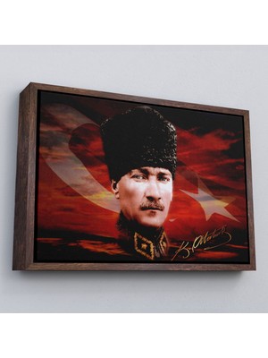 Marsilyan Çerçeveli Atatürk TABLOSU-6632
