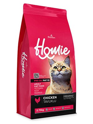Homie Tavuklu Yetişkin Kedi Maması 2,75 kg
