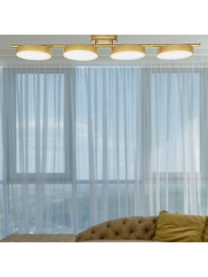 Sual Ledli Avize 3 Renk Işık Veren Enerji Tasarruflu Modern Avize  Salon Cafe Oturma Odası