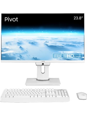 Turbox TAX1607 I5 12400 32GB Ddr4 512GB M.2 Nvme 23.8 Inç Fhd Pivot Bth Webcam Wifi All In One Pc