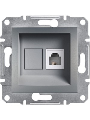 Schneider Asfora Çelik RJ11 Telefon Priz