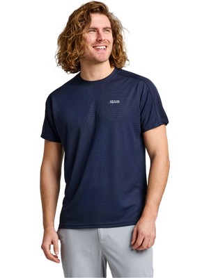 Slam Act Qd Erkek Mavi Tişört