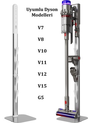 EvRobo Dyson Uyumlu Süpürge Stantı, V7 | V8 | V10 | V11 | V12 | V15 | V16 | Gen5Detect Absolute | V15s Detect Submarine Modelleri ile Tam Uyumlu Dyson Stand, S3