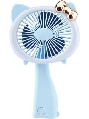 Xtrike Me Şarjlı El Fanı Vantilatör 3 Kademeli Kırmalı Işıklı Mini Fan 17*11 Cm