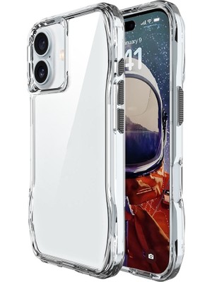 ZORE Apple iPhone 16 Plus Kılıf Airbagli Şeffaf Incek KAPAK-ŞEFFAF-8680436805602-MRYN