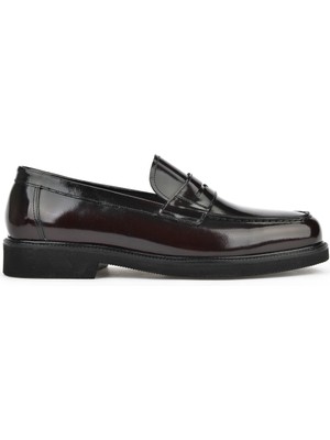 Erkek  Deri Ayakkabı 151145Z144 Bordo