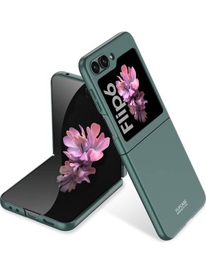 ZORE Galaxy Z Flip 6 Kılıf Sert Kıpta Kapak-Koyu YEŞIL-8680436798713-TDOM107516