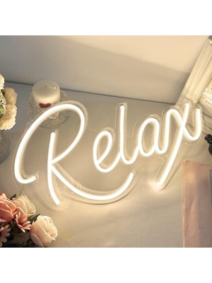 Disa Neon LED Dekoratif Aydınlatma -Relax, 40X20CM-