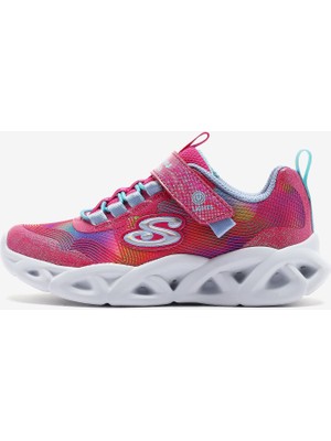 Skechers Twisty Brights 2.0 Büyük Kız Çocuk Pembe Işıklı Spor Ayakkabı 302339L Pkmt