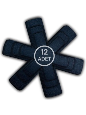 Store 12 Li Set Tencere Tava Koruyucu Borcam Çizdirmez Keçe Düzenleyici Siyah