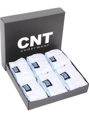 Cnt Erkek Boxer Likralı 6'lı Premium Paket
