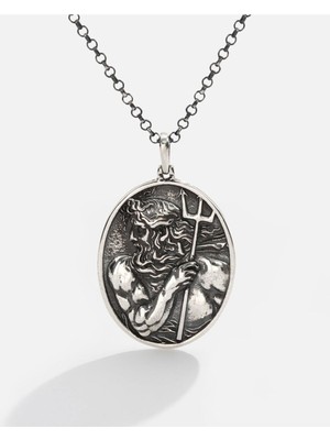 Meks Jewels Gümüş Posedion Kolye