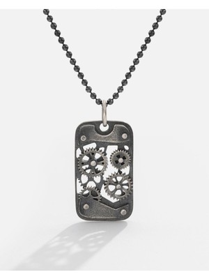 Meks Jewels Gümüş Çark Kolye