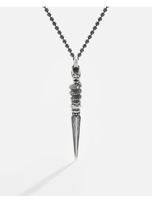 Meks Jewels Gümüş Dragon Mızrağı Kolye