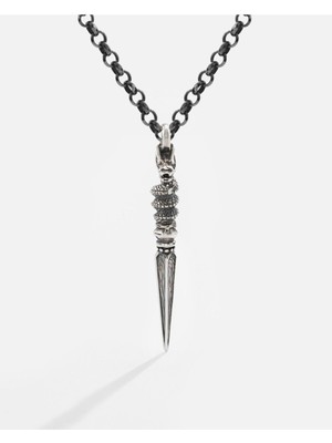 Meks Jewels Gümüş Dragon Mızrağı Kolye