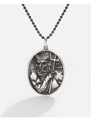 Meks Jewels Gümüş Posedion Kolye