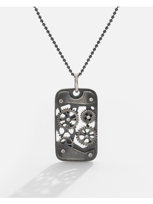 Meks Jewels Gümüş Çark Kolye