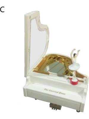 Balerin Figürlü Piyano Müzik Kutusu