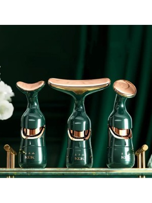 Trendy Chic 3 Başlıklı Yüz ve Boyun Masaj Terapi Kırşıklık Giderici Ems Güzellik Cihazı