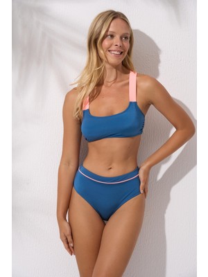 Pierre Cardin Sırtı Çapraz Yüzücü Bikini Takımı