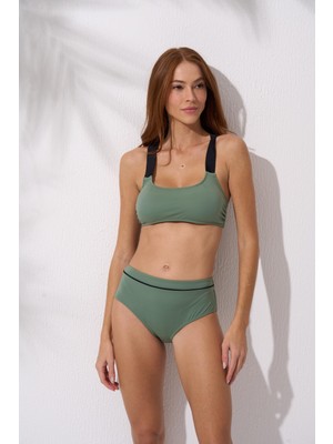 Pierre Cardin Sırtı Çapraz Yüzücü Bikini Takımı