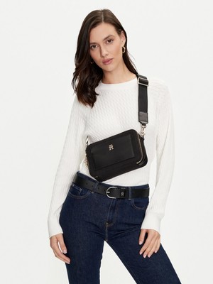 Tommy Hilfiger Kadın Omuz Çantası AW0AW16303-BDS