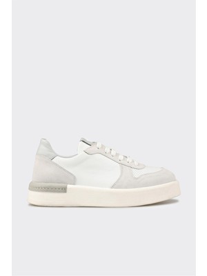 Elle Beyaz Deri Kadın Spor Ayakkabı