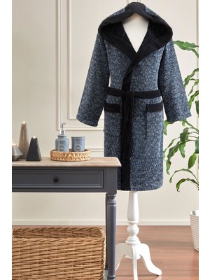 Özdilek Modra Maskülen Kapüşonlu Bornoz S/m Beden