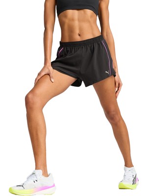 Puma Run Velocity 3 Short Kadın Siyah Koşu Şortu